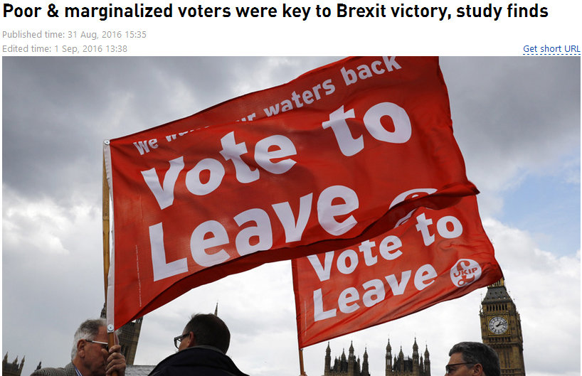 Brexit poor voted