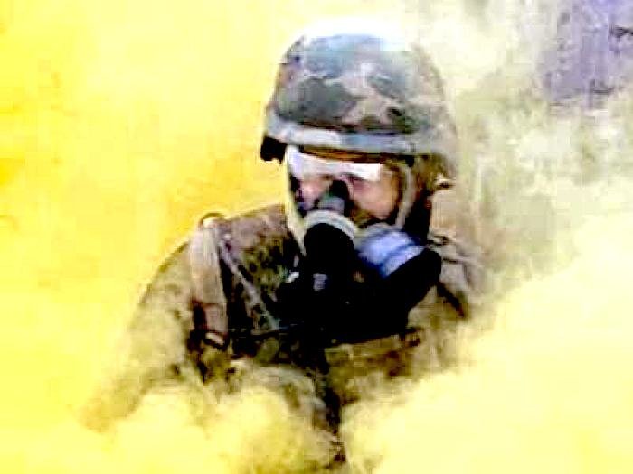 soldier chemical weapons
