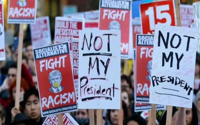 not my president anti-trump protest