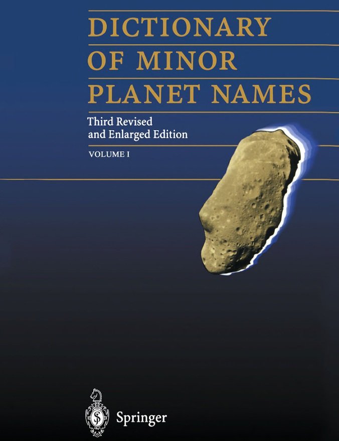 Dictionary of Minor Planet Names