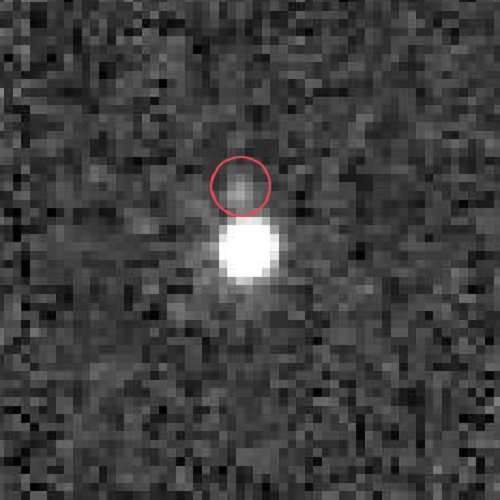 2007 OR10 with Moon