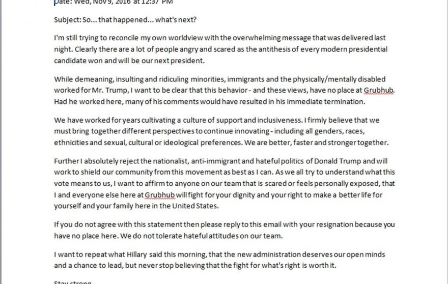 Matt Maloney, Co-Founder of Grubhub email