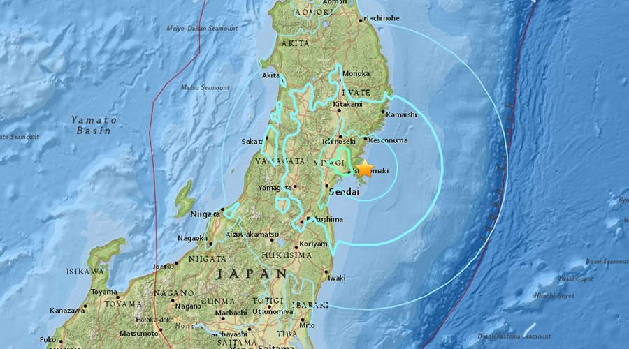 Honshu Earthquake