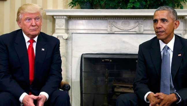 Trump and Obama