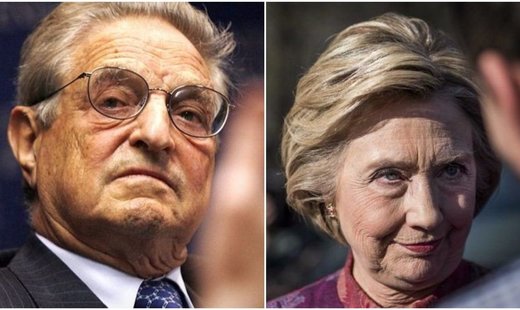 George Soros and Hillary Clinton