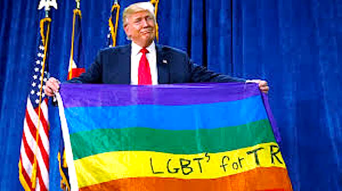 Click to enlarge Trump/LGBT flag