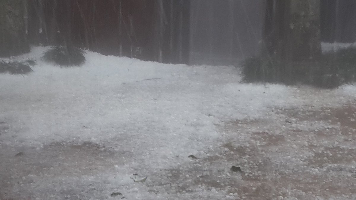 Residents in and around Durban were shocked by the hail storm which hit the area 