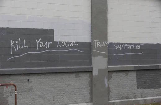 Click to enlarge anti trump grafitti
