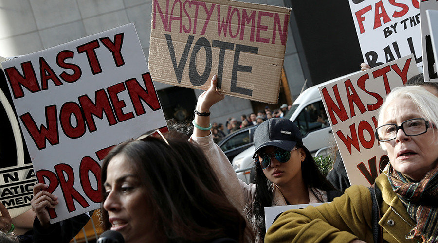 Women protesters
