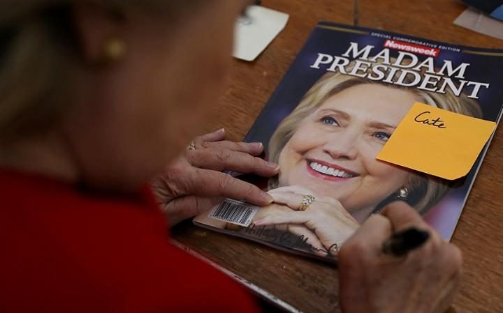 Click to enlarge Madam President Newsweek signed