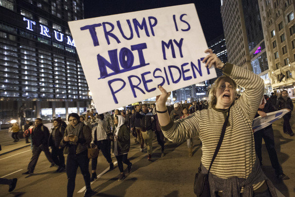anti-trump protests chicago
