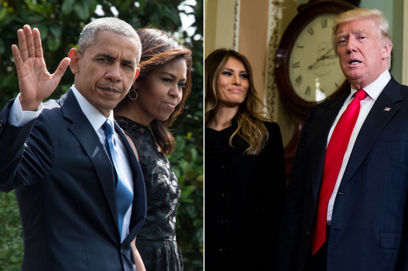 Obama and Trump