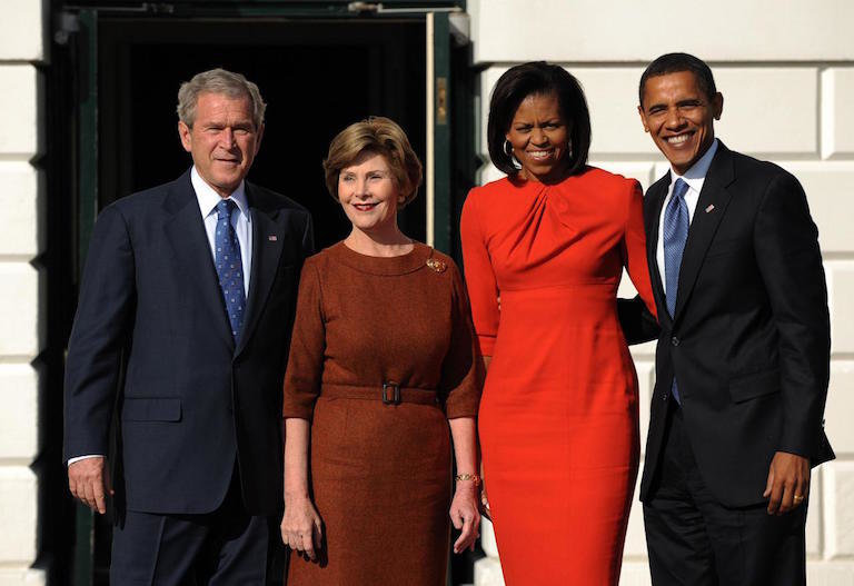 Click to enlarge Bush and Obama