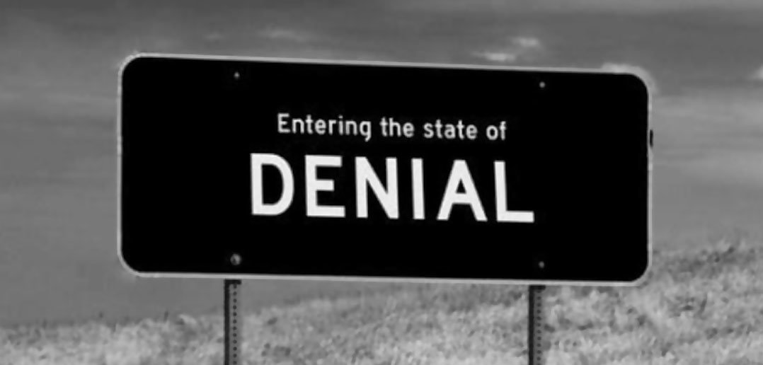cognitive dissonance / denial