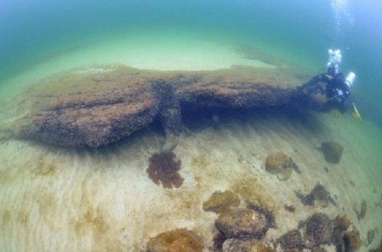 Underwater Stoneage Settlement