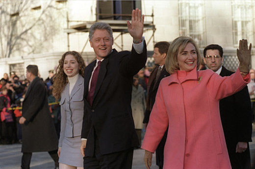 Click to enlarge Clinton inauguration