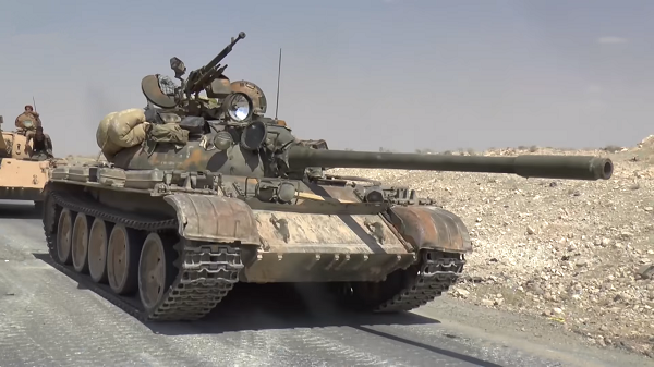 Russian T-55 tank