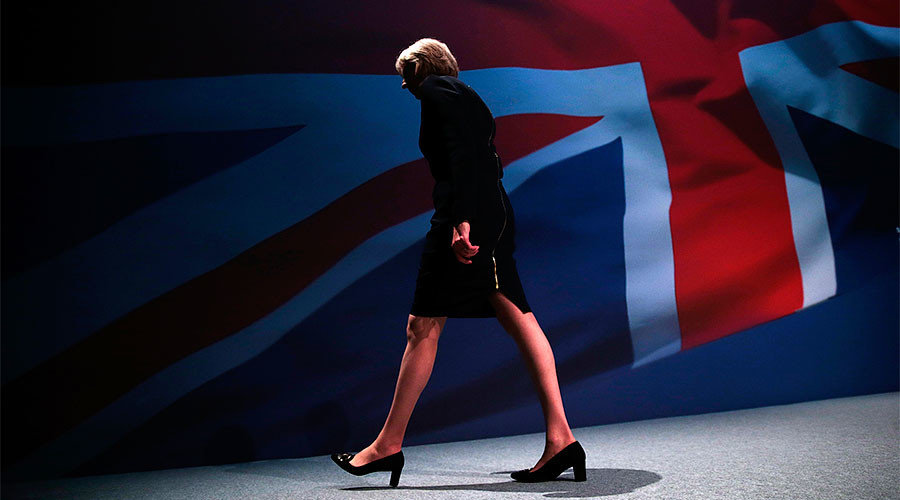 Click to enlarge Prime Minister Theresa May