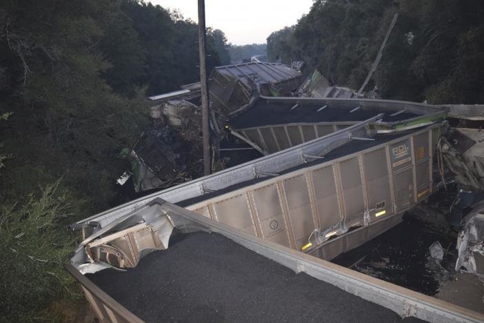 CSX train derailment Citra Florida