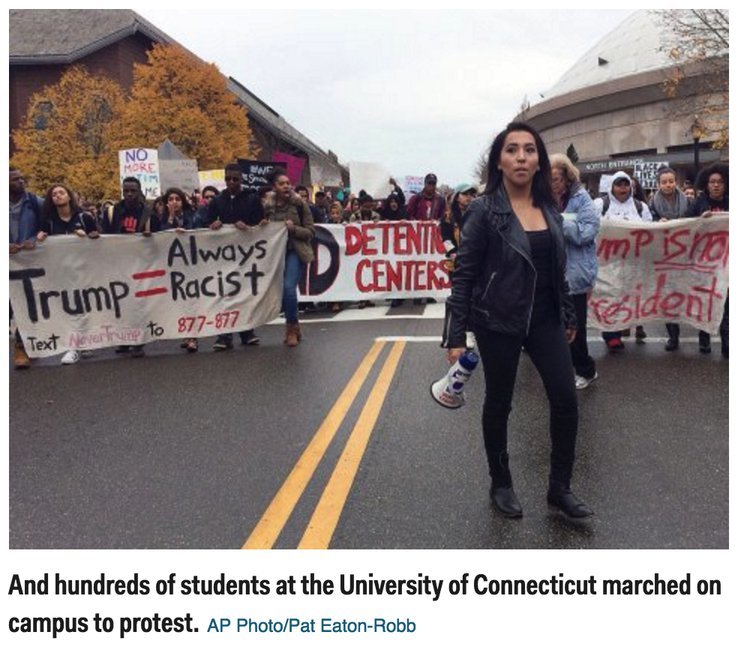 Students march