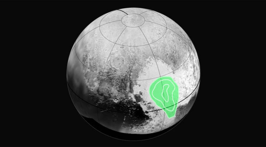 Pluto ice 