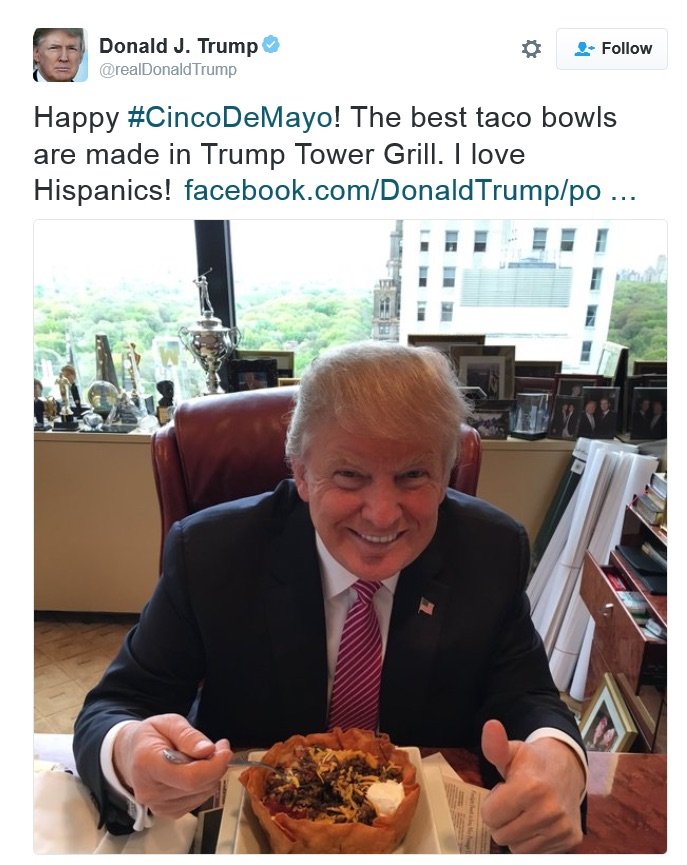 trump taco bowl