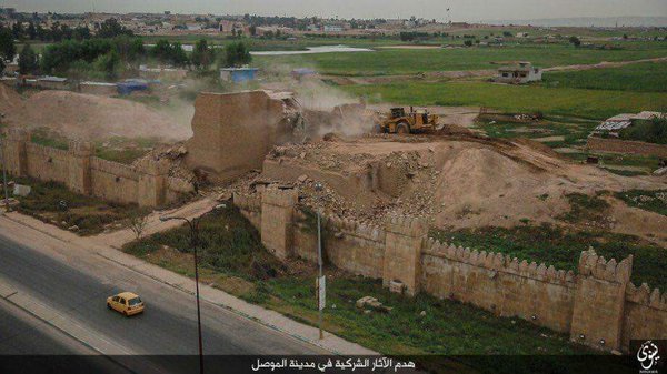 ISIS destruction Nineveh