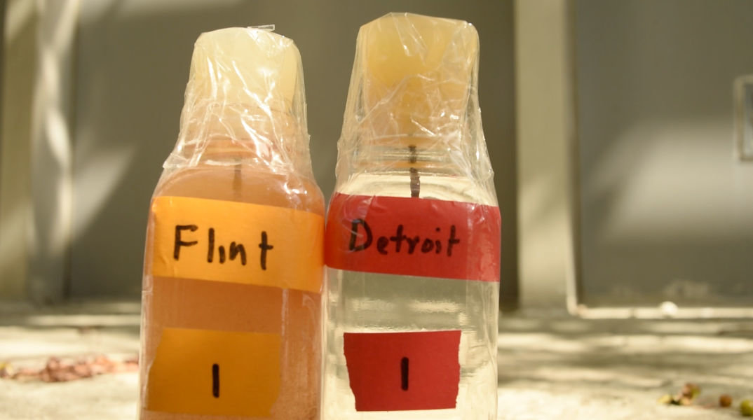 Flint's water, compared to Detroit's water