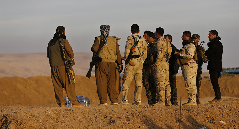 Click to enlarge Kurdish Peshmerga forces