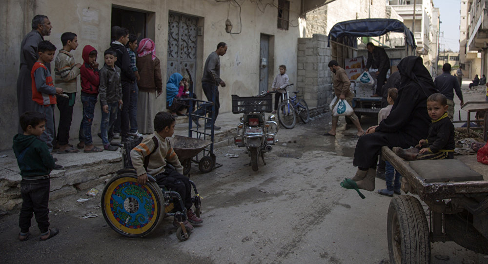 Aleppo residents fleeing