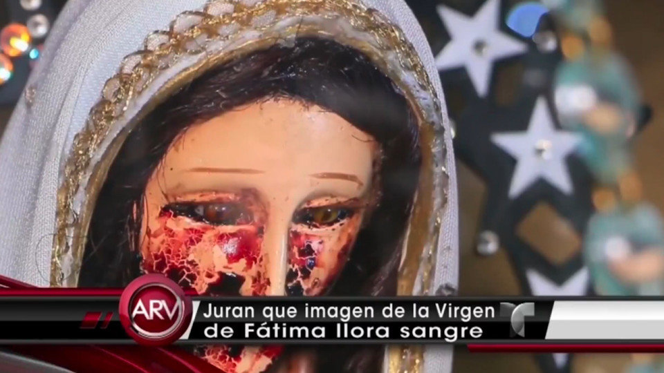 Click to enlarge virgin mary statue crying blood