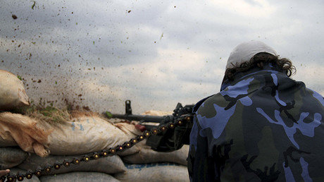 Click to enlarge Machine gun fire