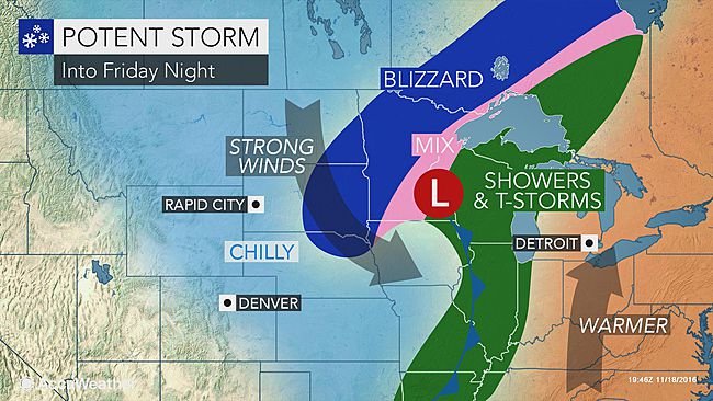 Storm map