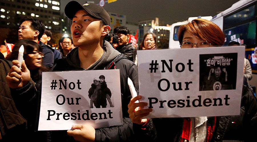 South Korean protesters