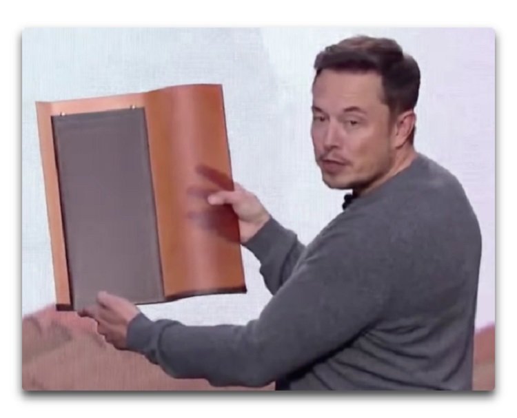 Click to enlarge Musk with Solar Roofing