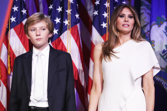 barron melania