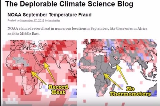 NOAA global warming fraud