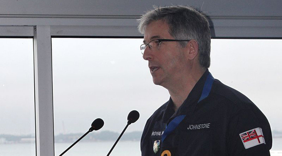 Click to enlarge Vice Admiral Clive Johnstone