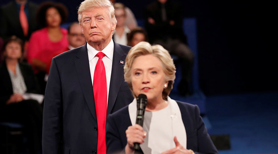 Trump and Clinton presidential debate