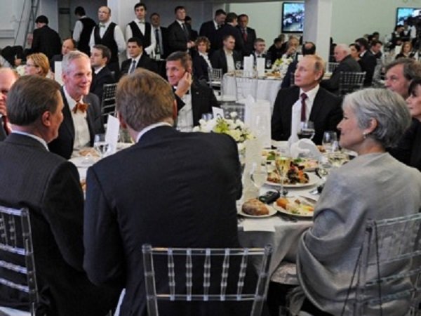 General Flynn at anniversary party of Russia Today