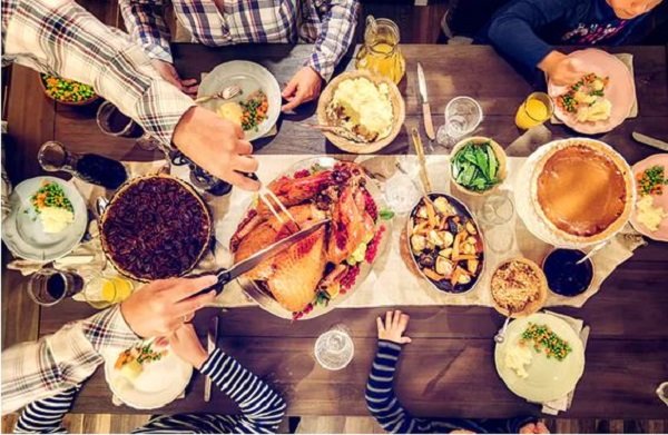Click to enlarge thanksgiving dinner