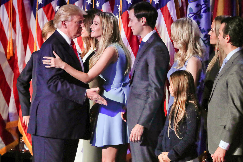 Click to enlarge Donald Trump Ivanka Jared Kushner