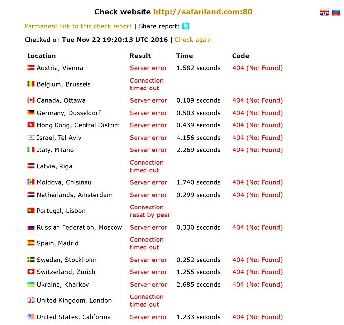 Click to enlarge safariland report