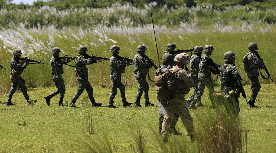 Click to enlarge Philippines US military drills