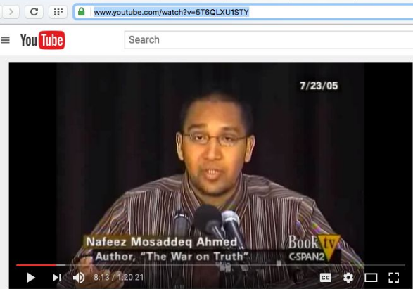 Click to enlarge Nafeez Mosaddeq Ahmed