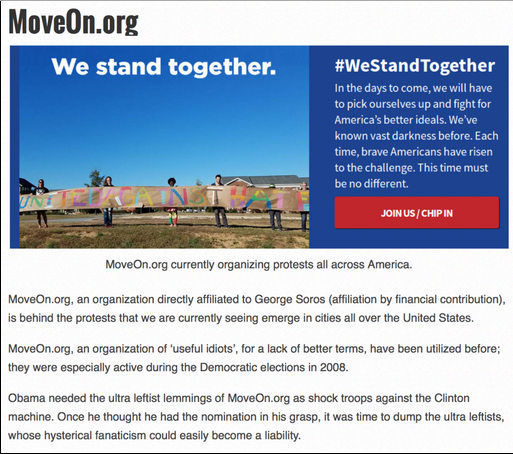 Click to enlarge We stand together