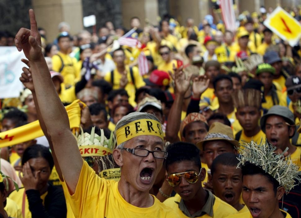 Malaysia Bersih supporters
