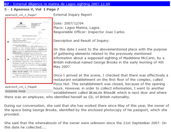 Click to enlarge inquiry report