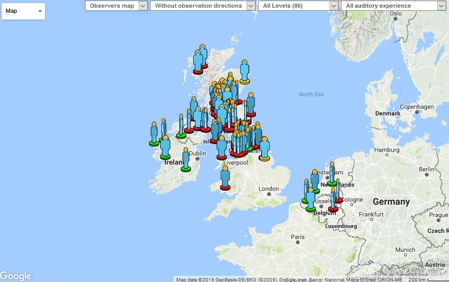 meteor fireball over Ireland and UK