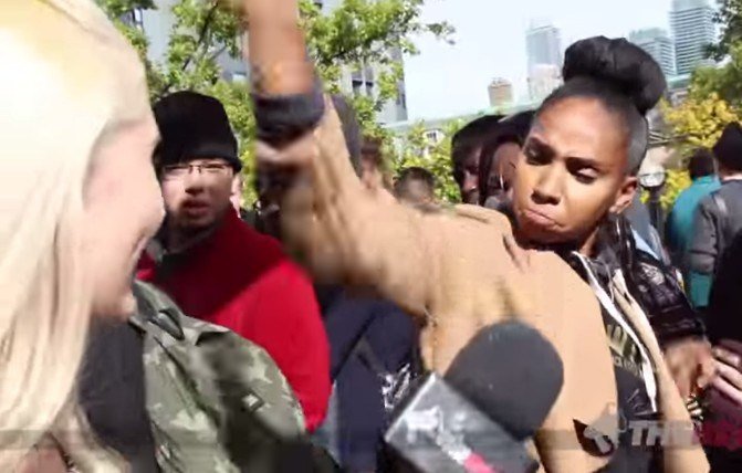 Click to enlarge University of Toronto rally